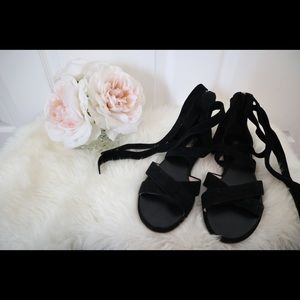 Louise Et Cie Suede Gladiator Sandals EUC